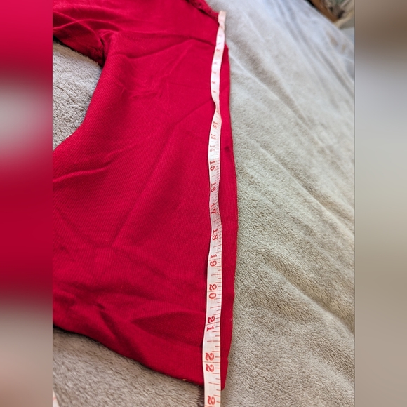 Jones New York red beaded top 3X - Picture 7 of 9